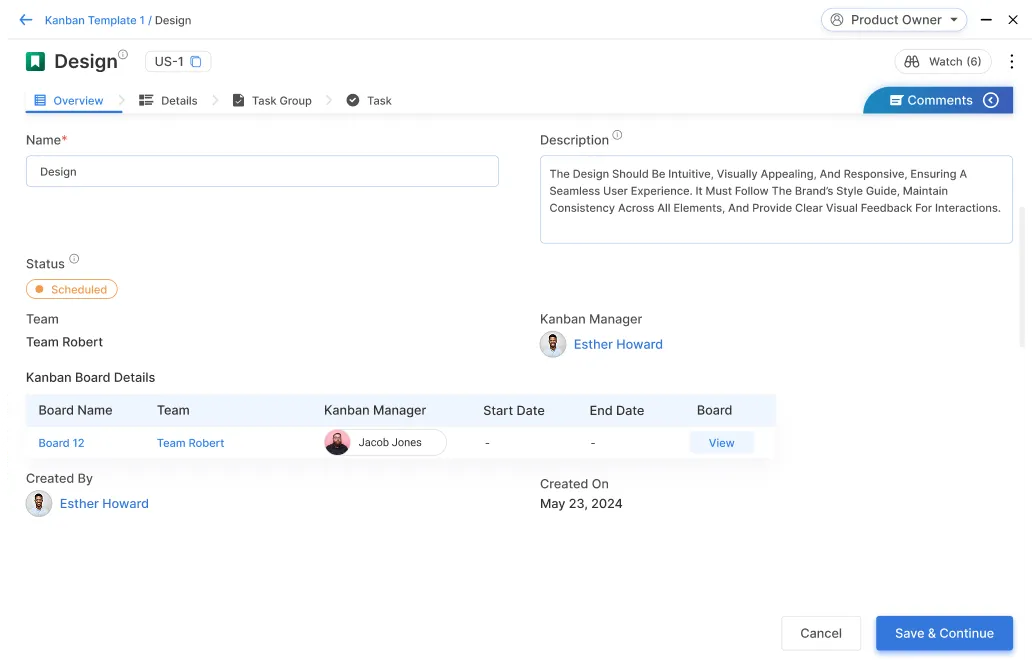 User Stories